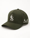 Heavy Eight loden SADLER hat with bone embroidery