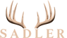 SADLER primary antler wordmark without marks beside the R